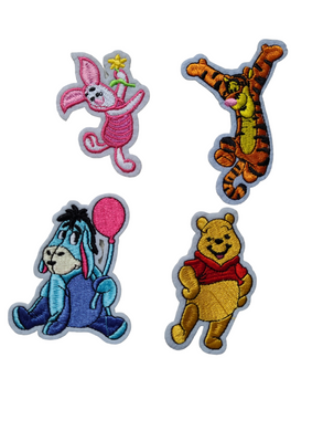 Winnie The Pooh Inspired Iron on Patches
