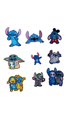 Stitch Themed Iron On Patches
