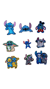 Stitch Themed Iron On Patches