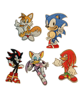 Sonic Themed Iron On Patches
