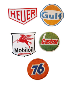 Vintage Racing Sponsors inspired Iron On Patch