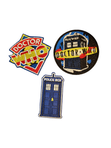 Dr Who Inspired Iron On Patch