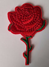 Rose flower single Rose Iron on Patch Brand New Sew on Patch