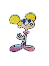 Dexter's Laboratory TWIN PACK Inspired retro Iron On Patch Sew on transfer badge