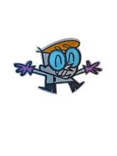 Dexter's Laboratory TWIN PACK Inspired retro Iron On Patch Sew on transfer badge