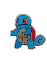 Set of 4 Pokemon Character Iron on Patchn- Charmander Pikachu Squirtle Bulbasaur