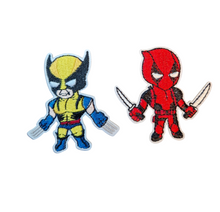DeadPool and Wolverine Inspired Twin Pack Iron on Patch Sew on transfer's