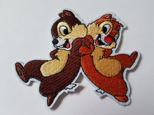 Chip N Dale Chipmunk characters Iron On Patch Sew On Transfer badge Brand New