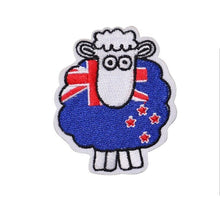New Zealand Sheep Iron On Patch Sew on transfer - animal Sheep Travel