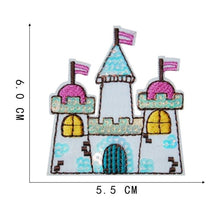 Fairytale Castle Iron On patch Sew On transfer logo Badge - Brand New