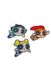 Powerpuff Girls 3 Pack Bundle Iron On Patch The Power puff Girls 90's cartoon