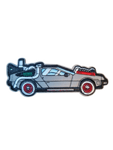 Back to the future Twin Pack delorean - Iron On patch Sew On transfer Badge