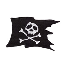 Skull and Crossbones Pirate Flag Iron On Patch Sew On Transfer badge fancy Dress