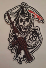 Sons of Anarchy SAMCRO Reaper Logo Crest Iron on Patch Brand New Sew on Patch