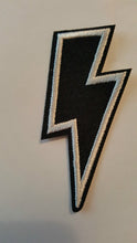 2 x Lightning Bolts Iron on Patch Brand New Sew on Patch - Fancy Dress