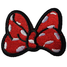 Minnie Mouse Bow Embroidered Iron On Sew On Patch Dress Bag t-shirt Jacket Skirt
