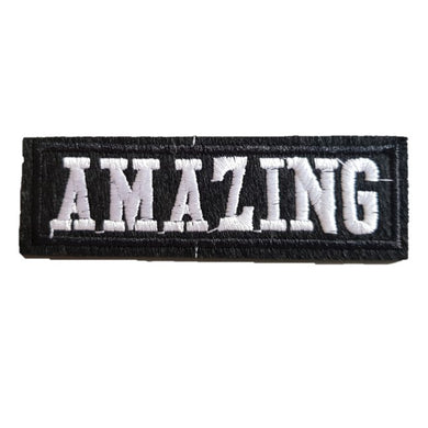 AMAZING Words Slogan Motorcycle Biker Patch Iron On Patch sew on transfer