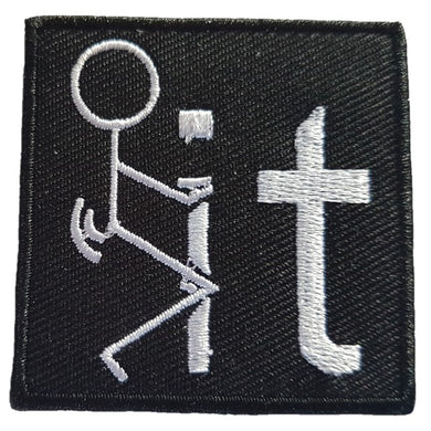 F*@K IT Words Slogan Motorcycle Biker Patch Iron On Patch sew on transfer