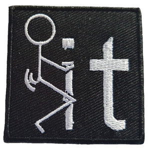 F*@K IT Words Slogan Motorcycle Biker Patch Iron On Patch sew on transfer