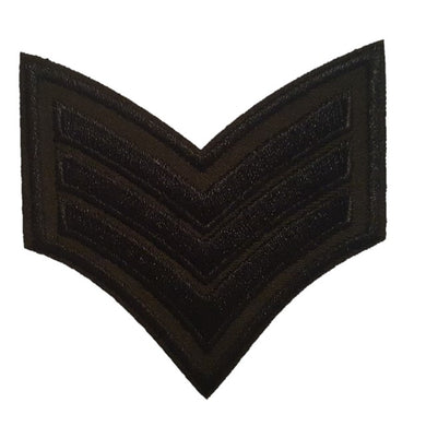 black and green Sargent stripes iron on patch sew on transfer