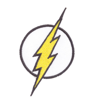 The Flash Lightening Bolt logo Iron on patch sew on transfer
